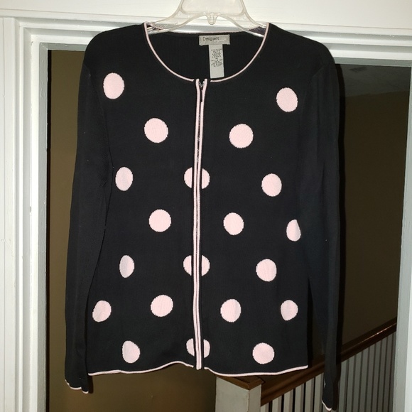 Ladies zip up sweater sz med - Picture 2 of 8